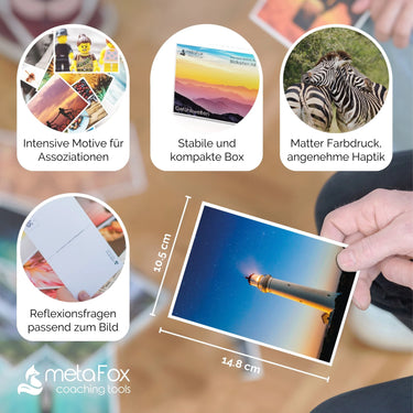 metaFox - deep pictures 'emotional worlds' photo postcards